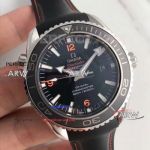Perfect Replica Omega Seamaster 600M Swiss 8500 Watch - Black Dial And Black Strap